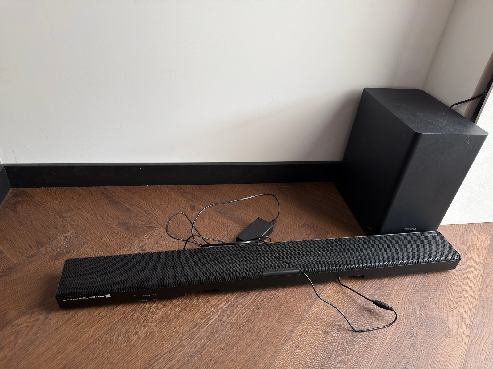 Samsung Soundbar HW-Q60T met subwoofer, Ophalen, Bluetooth, Gebruikt
