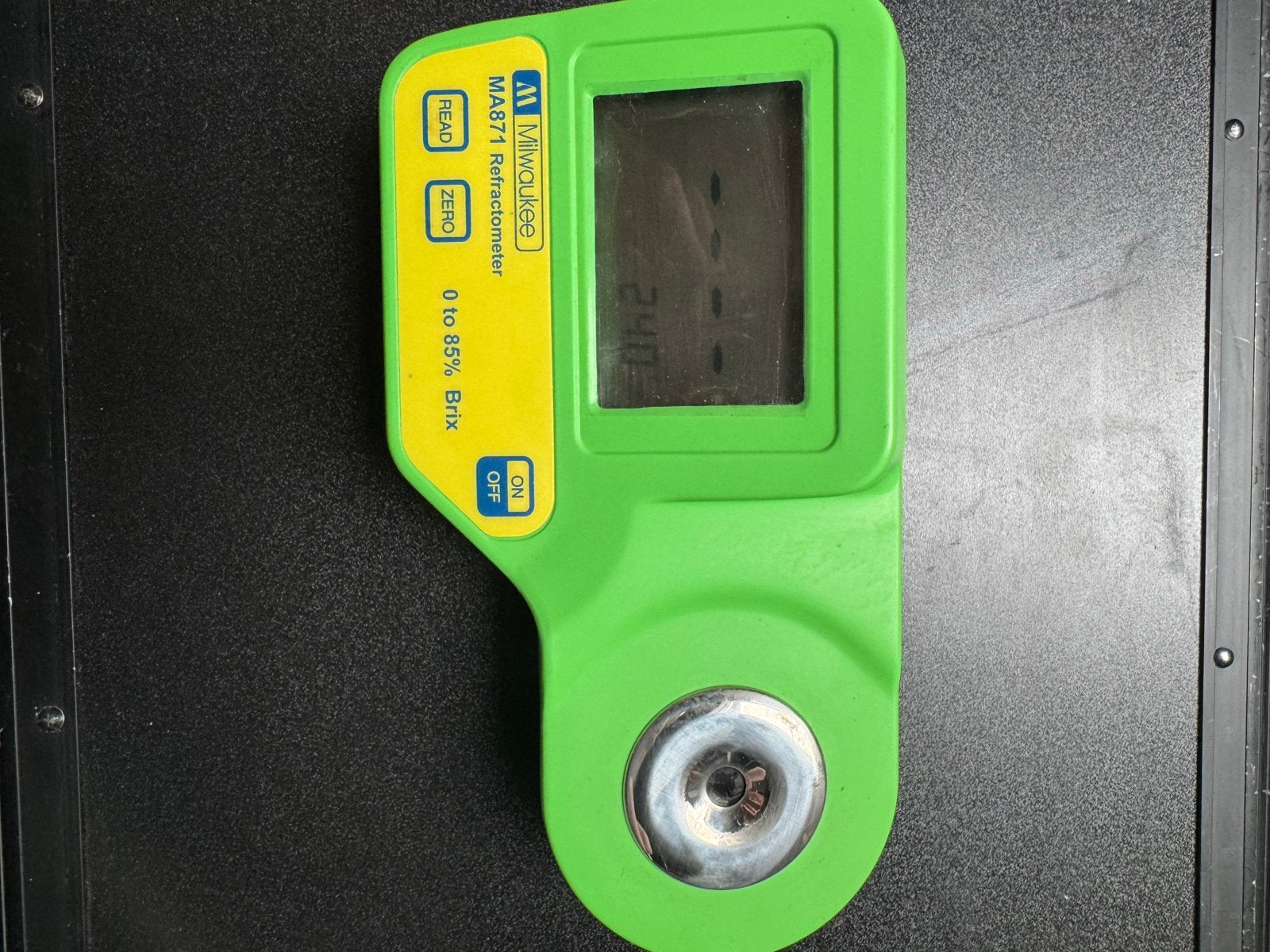 Milwaukee MA871 Refractometer 0-85% Brix, Ophalen of Verzenden, Zo goed als nieuw, Overige meters