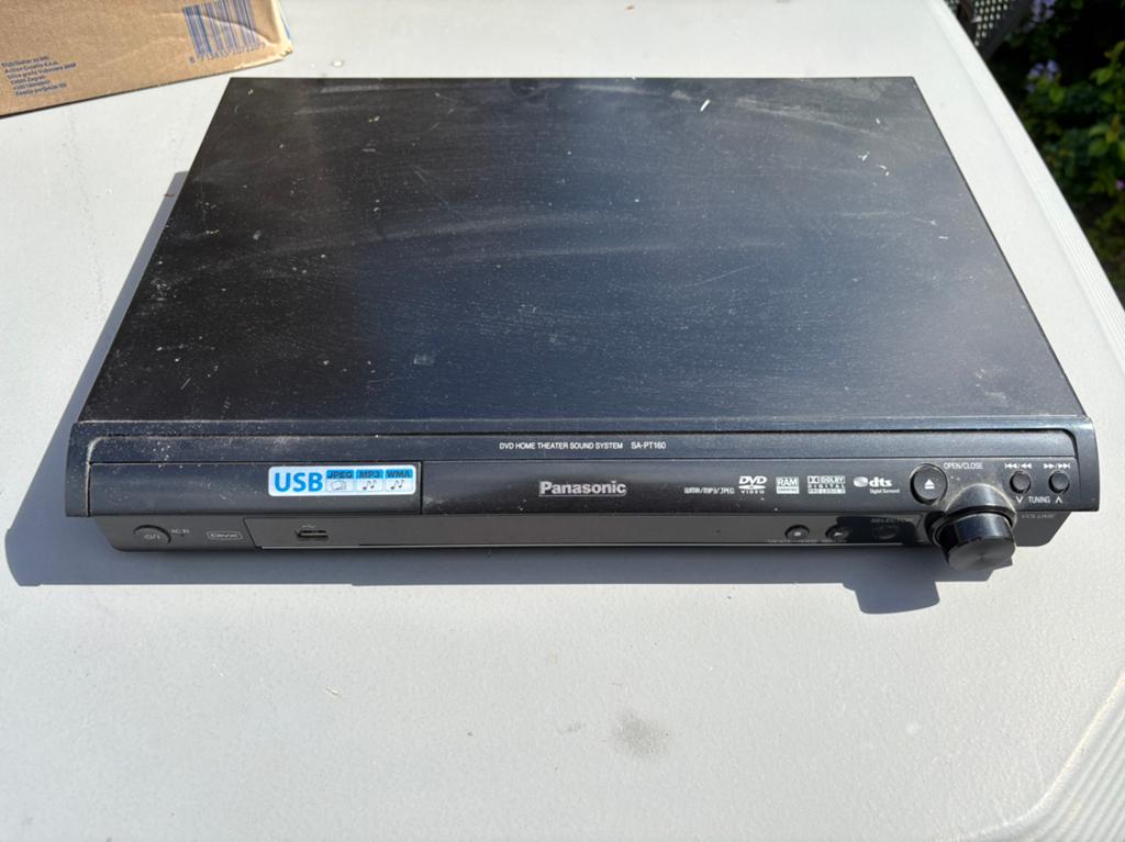 DVD Speler met speakers Panasonic, Ophalen of Verzenden, Zo goed als nieuw, Panasonic