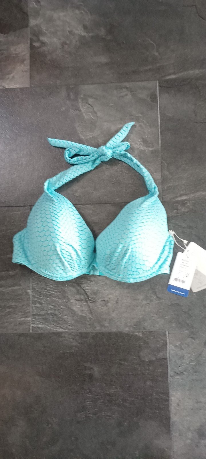 Nieuwe Cyell bikinitop turquoise maat 42D, Ophalen, Nieuw, Blauw, Bikini