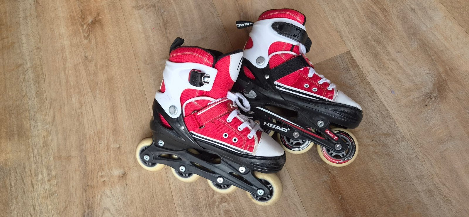 Head Jr Red Inline Skates - Verstelbaar Maat 34-37, Overige merken, Kinderen, Ophalen of Verzenden, Inline skates 4 wielen