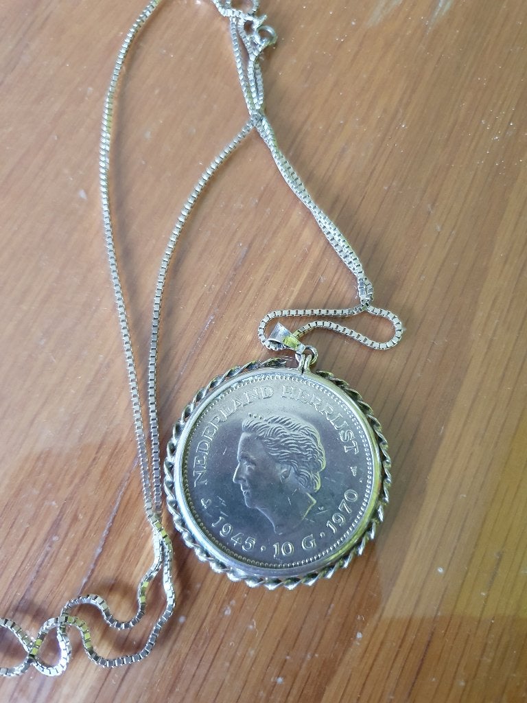 herdenkingsmunt uit 1970, Antiek en Kunst, Ophalen of Verzenden, Zilver