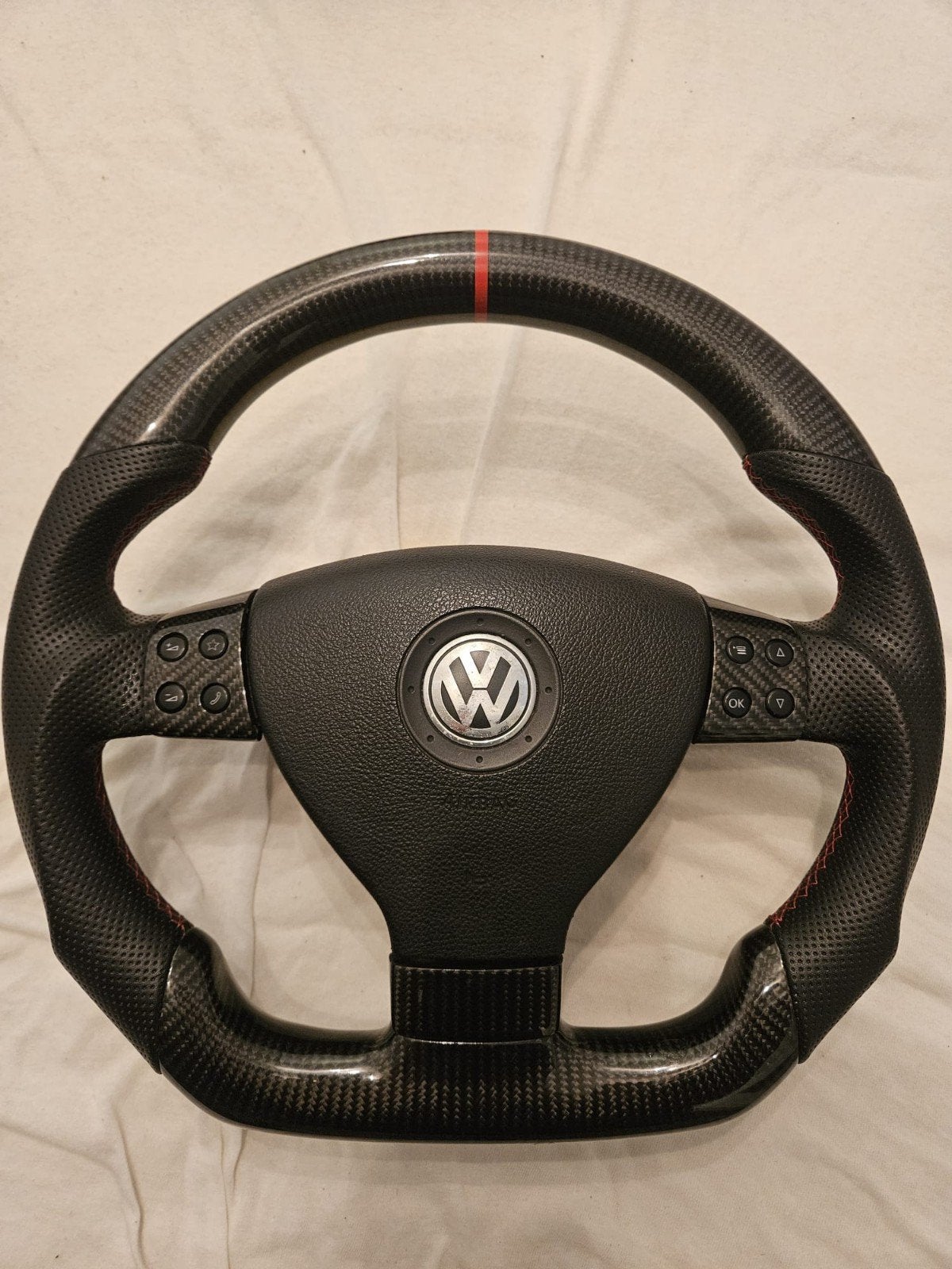 golf mk5 gti r32 golf 5 carbon stuur inclusief airbag vw, Auto-onderdelen, Ophalen, Nieuw, Volkswagen