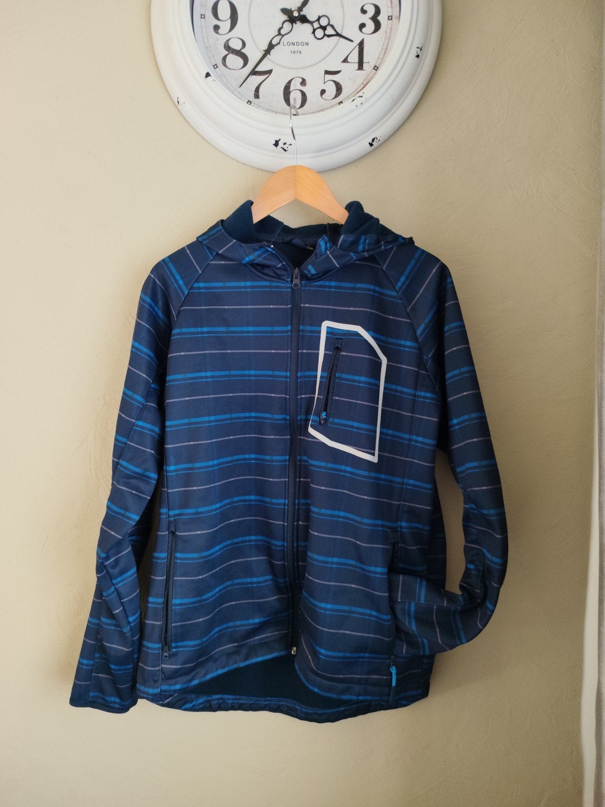 Crivit outdoor jas XL, Ophalen of Verzenden, Zo goed als nieuw, Maat 56/58 (XL), Blauw