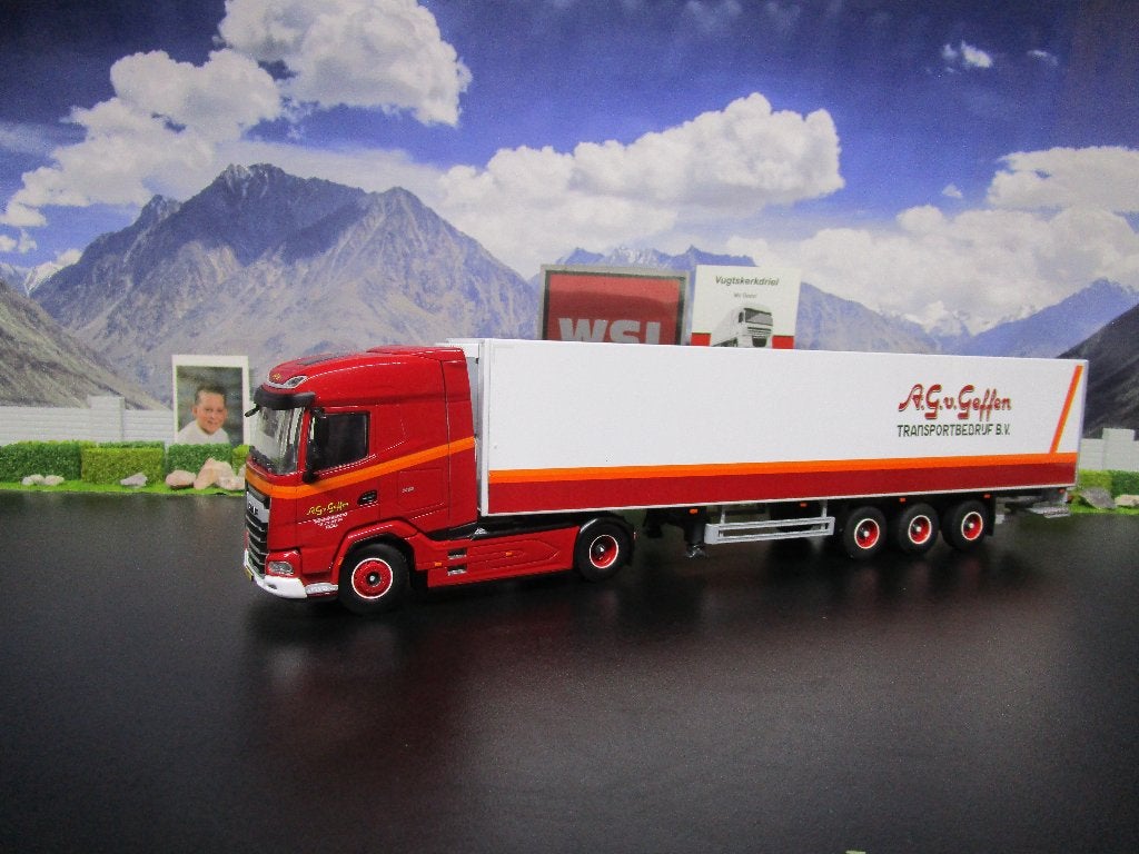 nieuw wsi DAF XG+ A.G VAN GEFFEN HEDEL EXCLUSIEF MODEL, Hobby en Vrije tijd, Ophalen of Verzenden, Nieuw, Bus of Vrachtwagen, Wsi