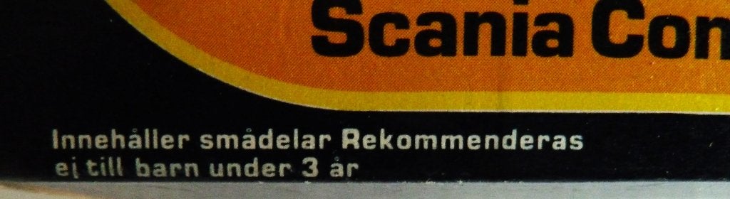 Scania Container Truck 2018  1977 MIB, Ophalen of Verzenden, Zo goed als nieuw, Bus of Vrachtwagen, Corgi