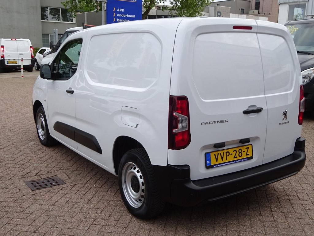 Peugeot Partner 1.5 BlueHDi 100 S&S L1 AIRCO SCHUIFDEUR CRUI, Voorwielaandrijving, Stof, Gebruikt, Wit