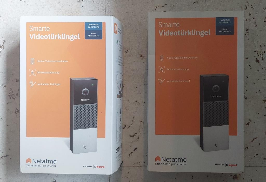 Netatmo video deurbel  NIEUW in doos !, Huis en Inrichting, Deurbellen, Verzenden, Bewegingsdetectiesensor, Nieuw, Bedraad