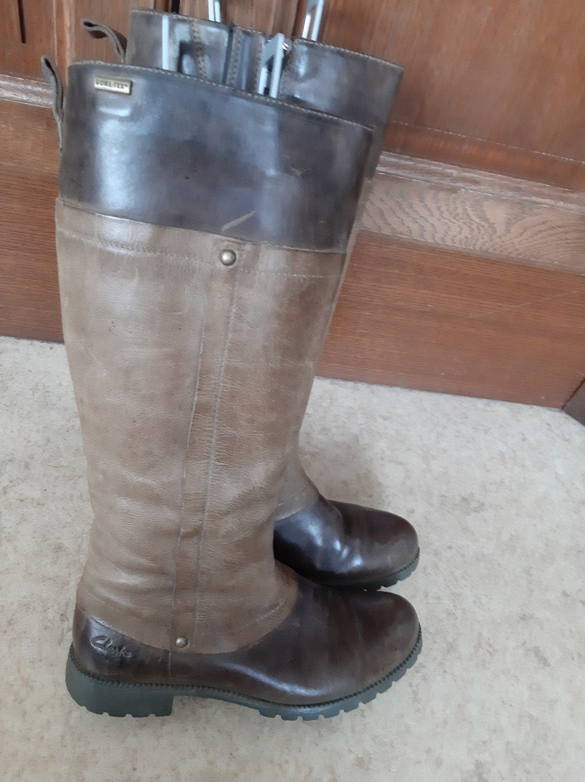 Clarks dameslaars laarzen maat 38, Hoge laarzen, Overige kleuren, Ophalen of Verzenden, Clarks
