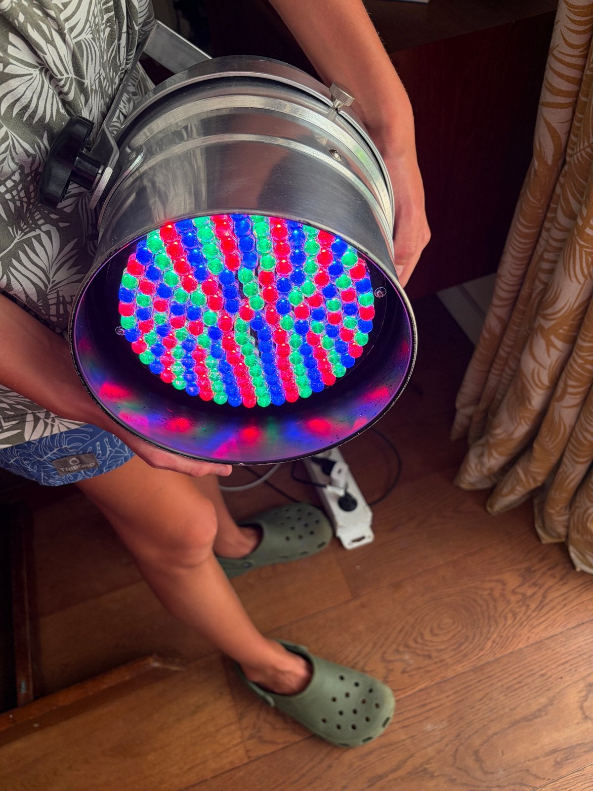 Klassieke LED PAR 56/64 Discoscheinwerfer RGB, Ophalen, Zo goed als nieuw