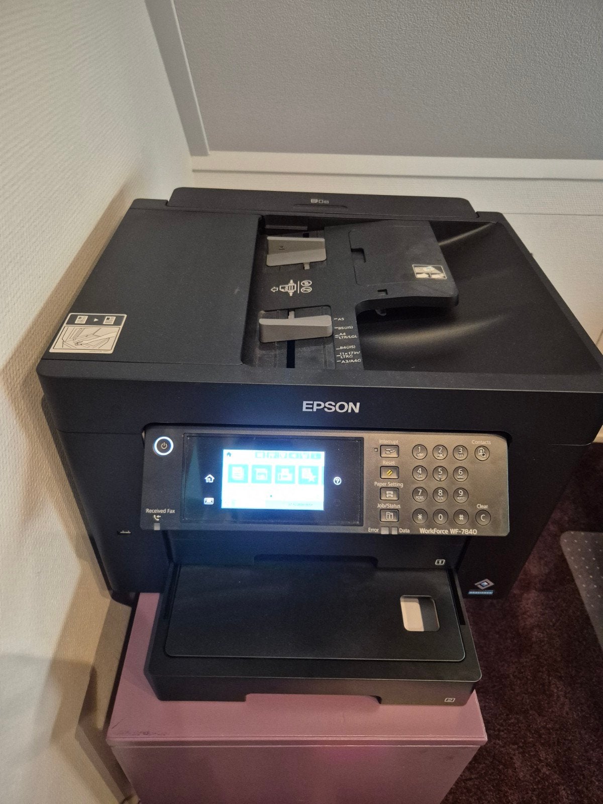 Epson WorkForce WF-7840 met storing, All-in-one, Draadloos, Niet werkend, Scannen