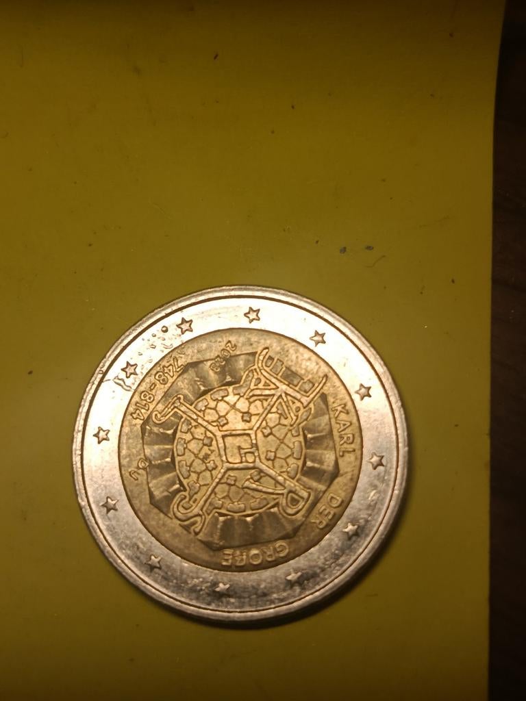 2 Euro Herdenkingsmunt Karel de Grote 2008, Postzegels en Munten, Munten | Europa | Euromunten, Ophalen of Verzenden, Overige landen