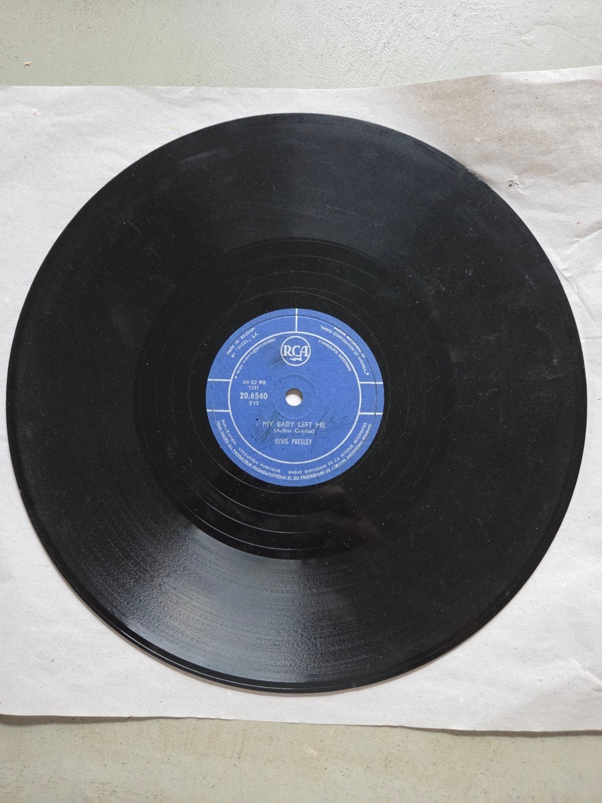 Elvis Presley - My Baby Left Me/I Want You,I Need You,I L, Gebruikt, Pop, Originele persing, 7 inch