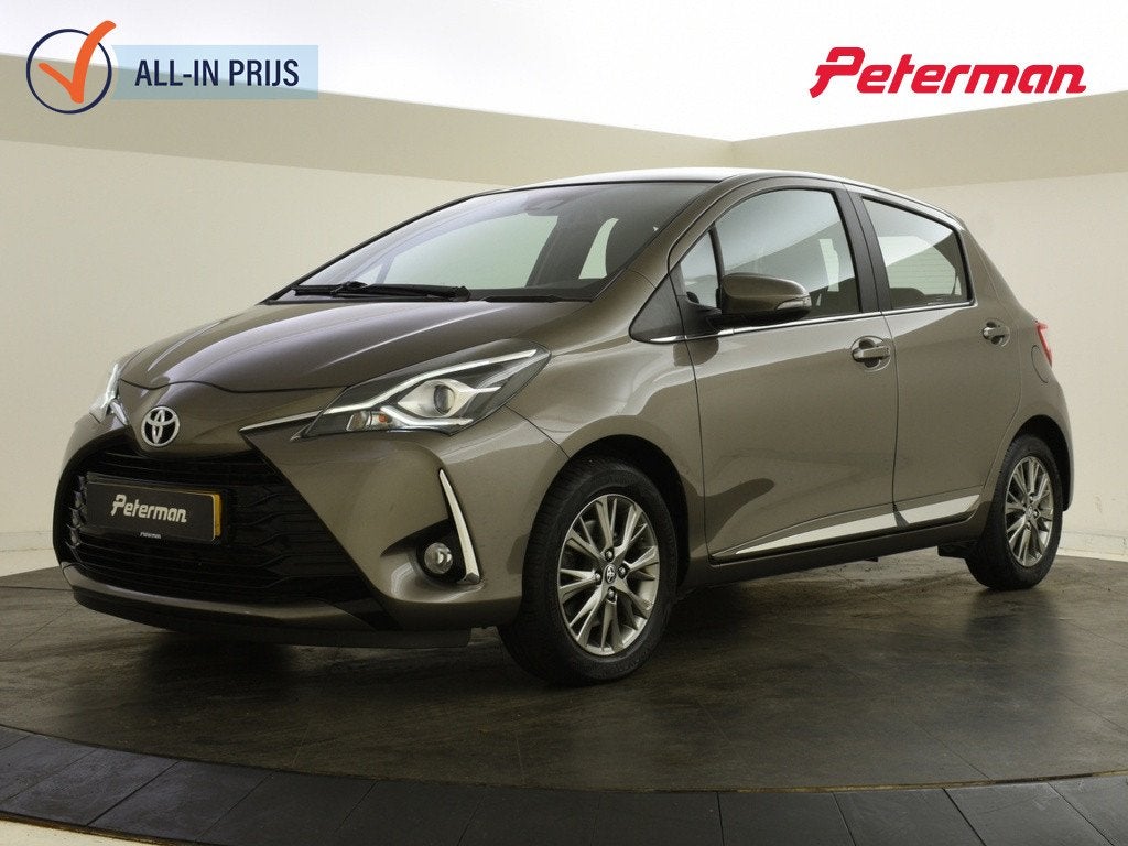 Toyota Yaris 1.5 VVT-i Executive | Navigatie | Trekhaak | Ca, Auto's, 4 cilinders, Leder en Stof, Origineel Nederlands, Bedrijf
