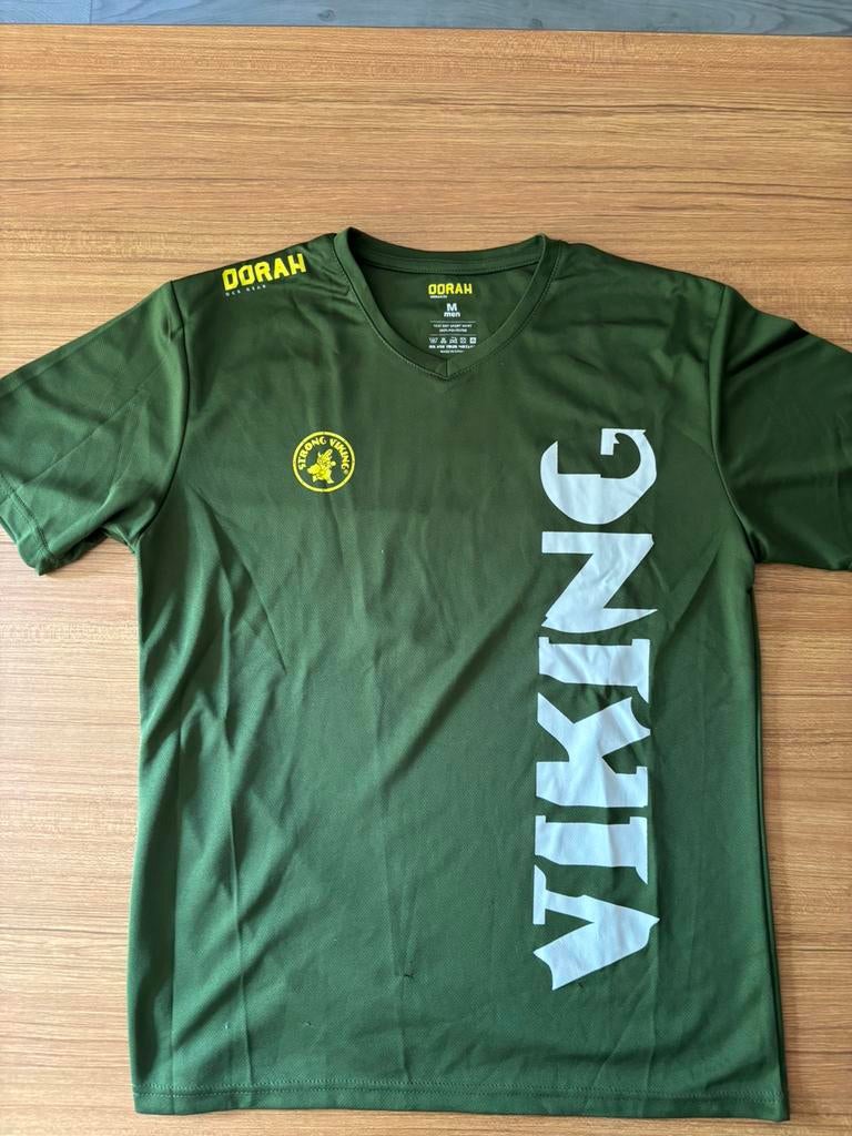 Strong viking finisher shirt, Ophalen of Verzenden, Zo goed als nieuw, Maat 48/50 (M), Groen