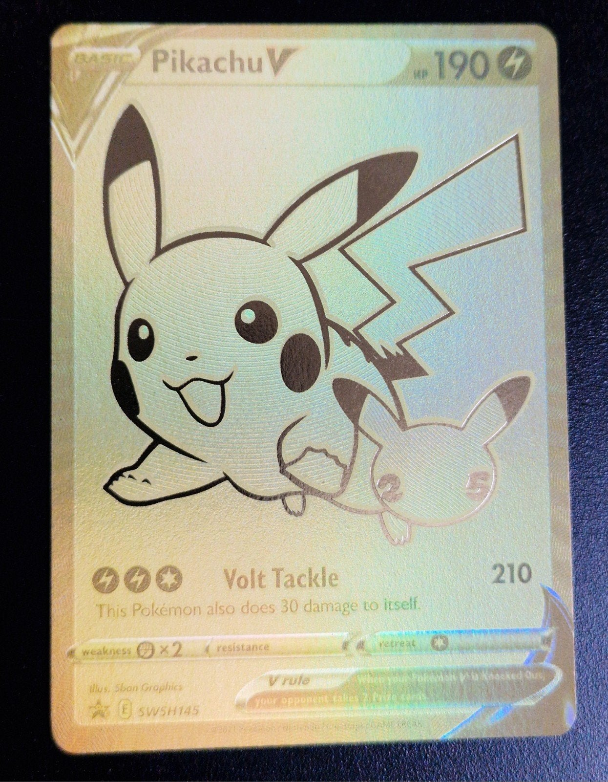 Pikachu V (SWSH 145), Ophalen of Verzenden, Zo goed als nieuw