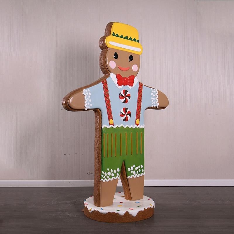 Gingerbread Man – Peperkoek beeld Hoogte 183 cm, Ophalen, HorecaBeelden, Nieuw, HorecaBeelden