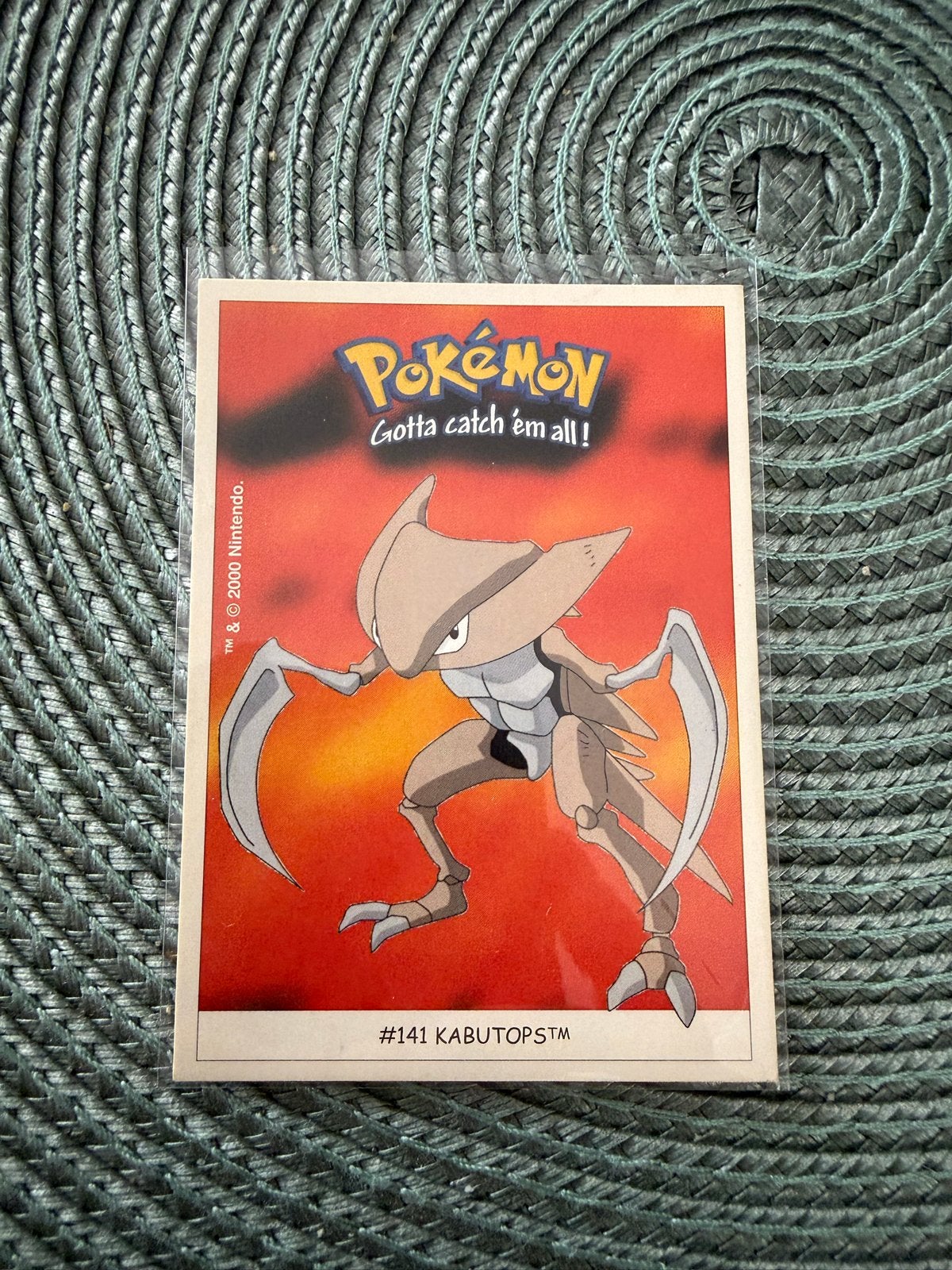 Dunkin Boomer Pokémon Kabutops Sticker #141, Hobby en Vrije tijd, Verzamelkaartspellen | Pokémon, Ophalen of Verzenden, Gebruikt