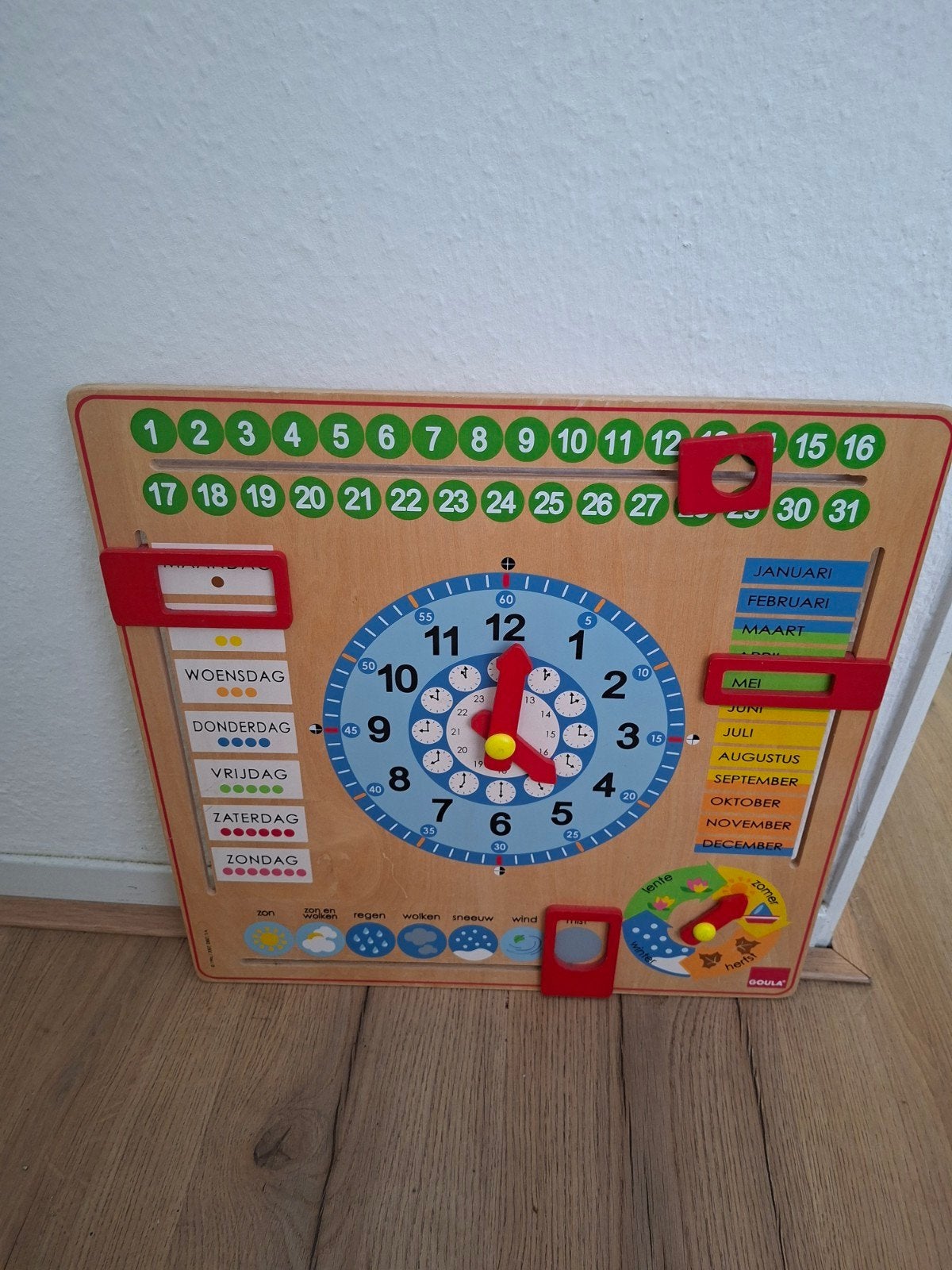 Goula houten kalenderklok, Ophalen, Overige typen