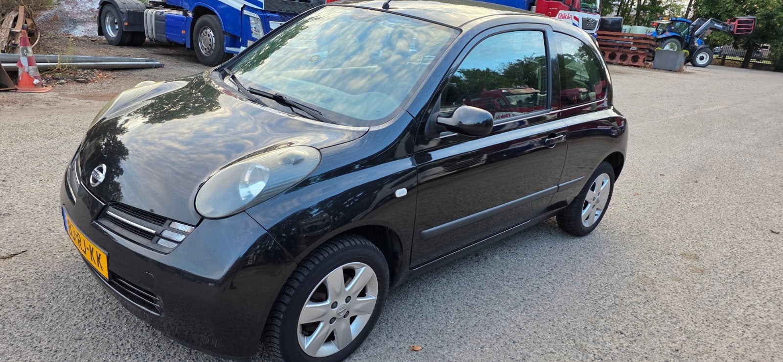 Nissan Micra 1.2 59KW 3DR 2005 Zwart, Auto's, Nissan, Voorwielaandrijving, 31 €/maand, 4 cilinders, Zwart