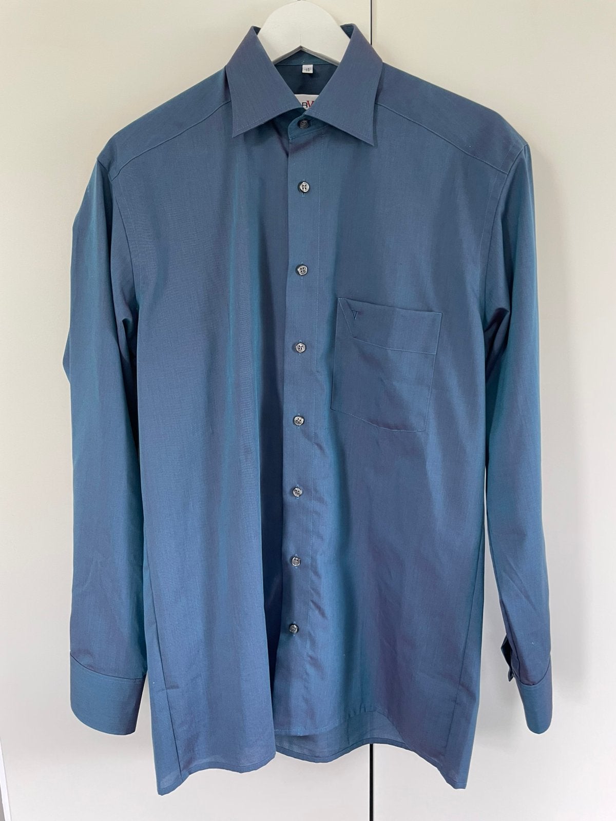 Overhemd van Marvelis, Kleding | Heren, Ophalen of Verzenden, Zo goed als nieuw, Blauw, Halswijdte 38 (S) of kleiner