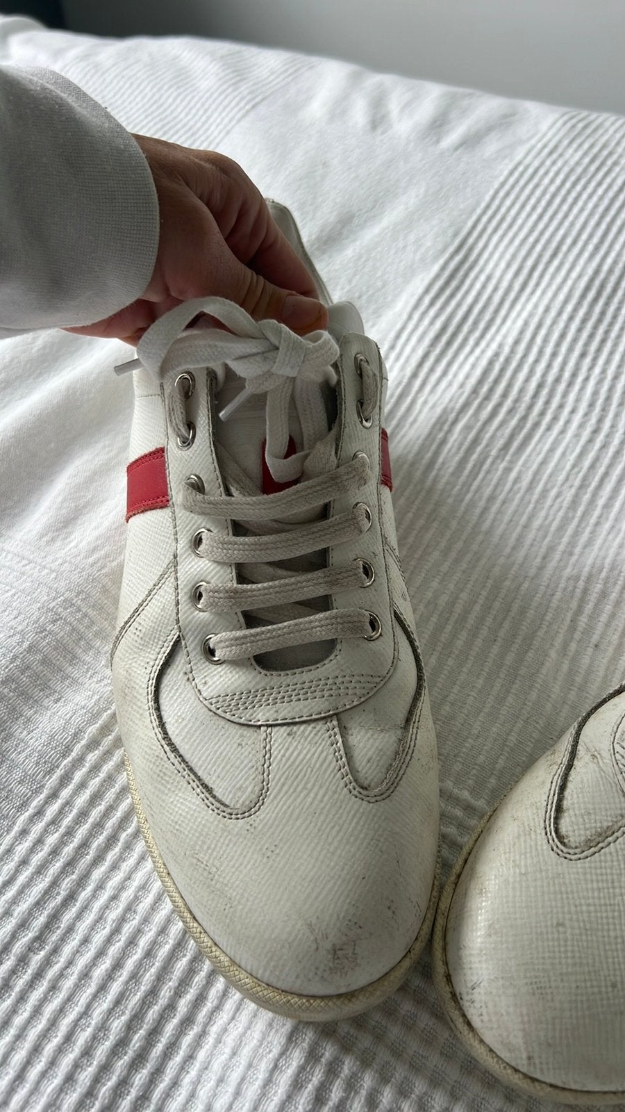 Super nette heren leren Christian Dior sneakers, Kleding | Heren, Schoenen, Wit, Ophalen of Verzenden, Sneakers of Gympen, Gedragen