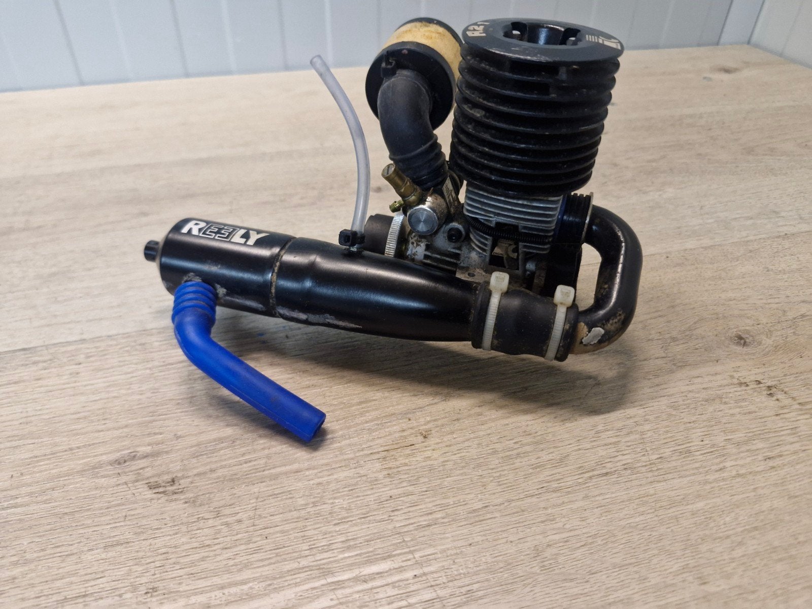 force 3.5 cc nitro motortje, Hobby en Vrije tijd, Ophalen of Verzenden, Zo goed als nieuw, Nitro