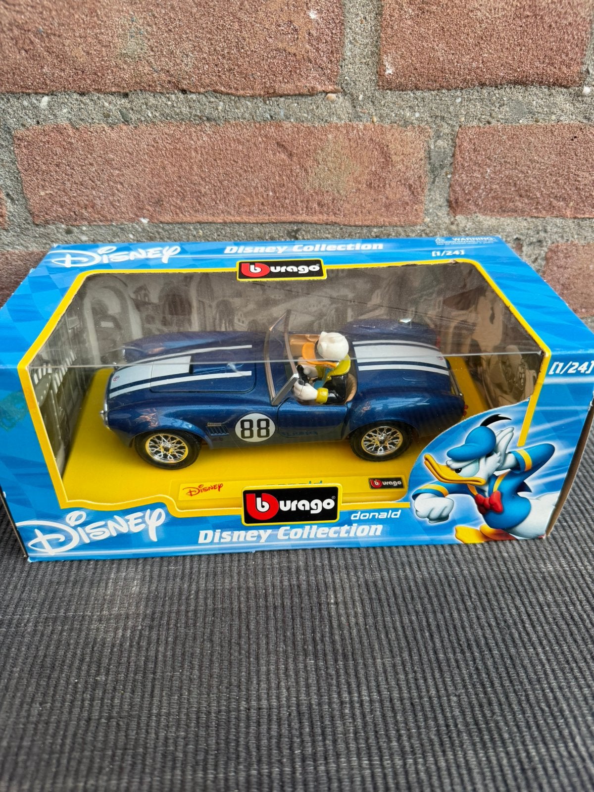 1:24 Disney Collection AC cobra, Ophalen of Verzenden, Nieuw, Auto, Bburago