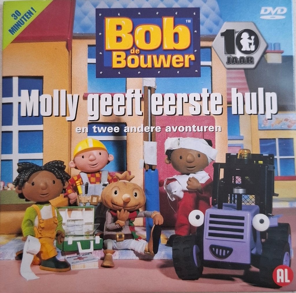 Bob de Bouwer: Molly geeft eerste hulp (DVD, Krasvrij), Animatie, Alle leeftijden, Tv-serie, Zo goed als nieuw