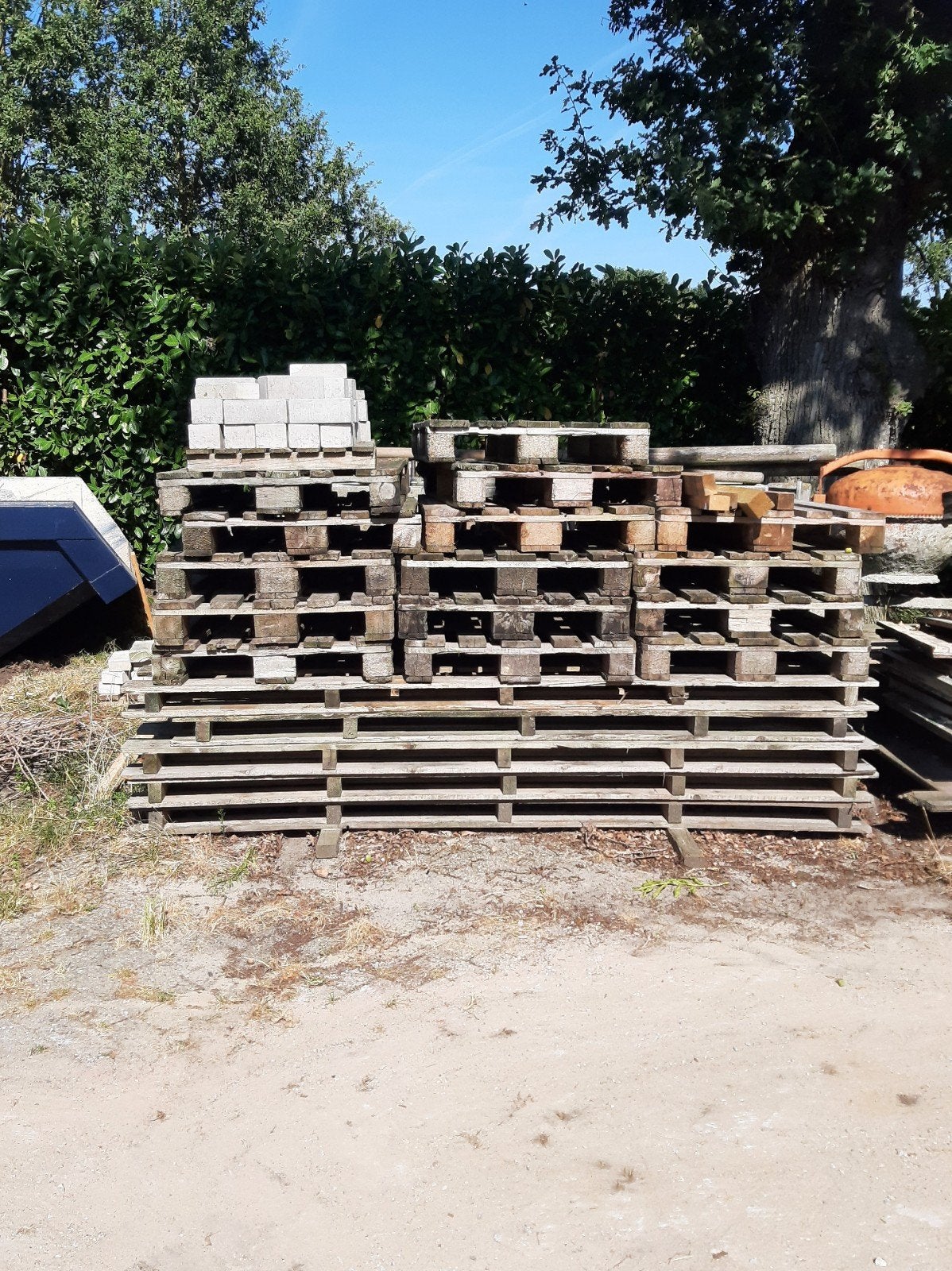 Pallets, Ophalen