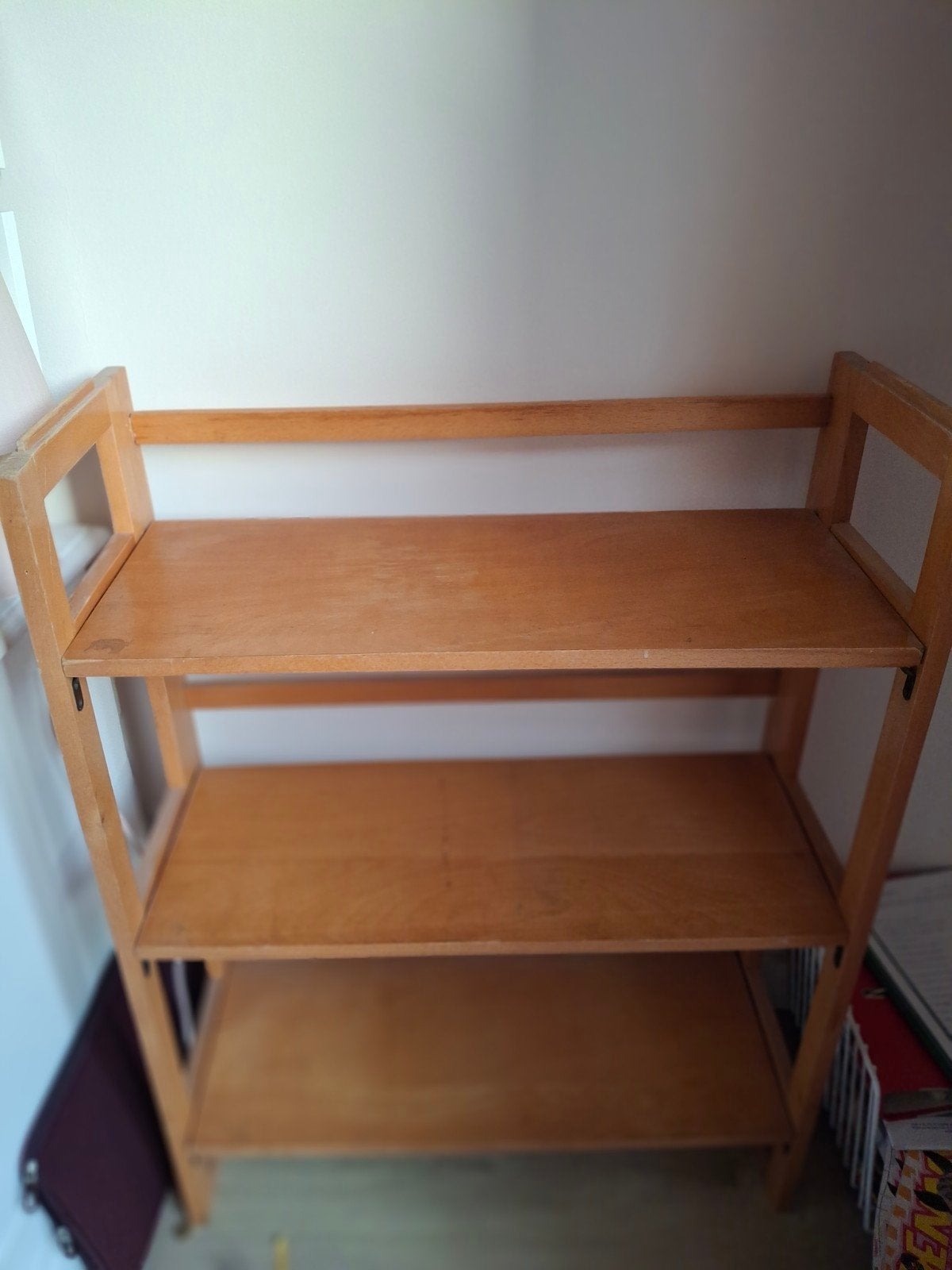 Deense vintage boekenrek - boekenkast, Huis en Inrichting, Kasten | Boekenkasten, Gebruikt, 50 tot 100 cm, Minder dan 100 cm, 25 tot 50 cm