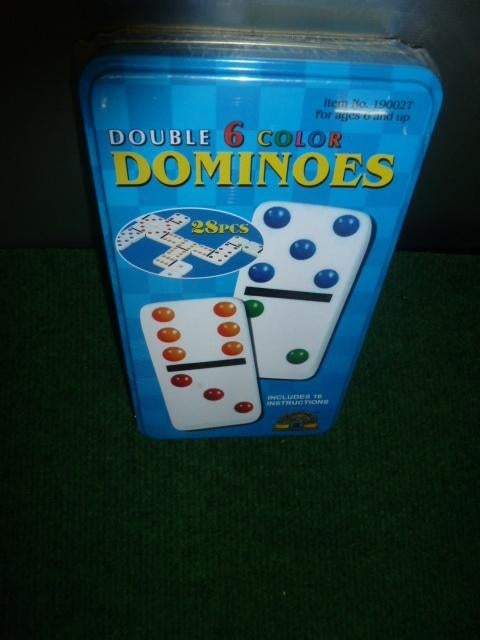 NIEUW domino spel Double 6 color Dominoes, Vijf spelers of meer, Ophalen of Verzenden, Nieuw