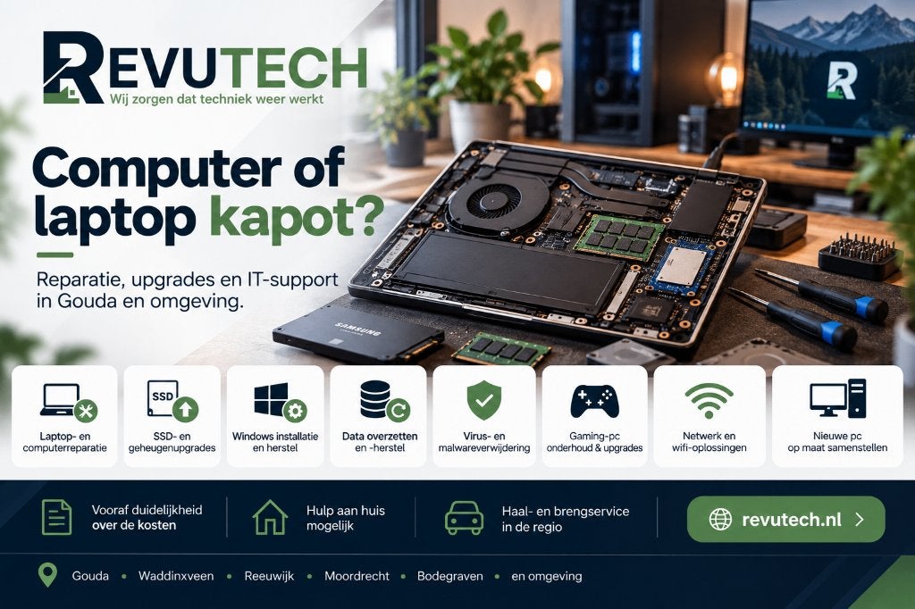 Computer & laptop reparatie Gouda | Reparatie & upgrades, Garantie, Computerreparatie en Onderhoud