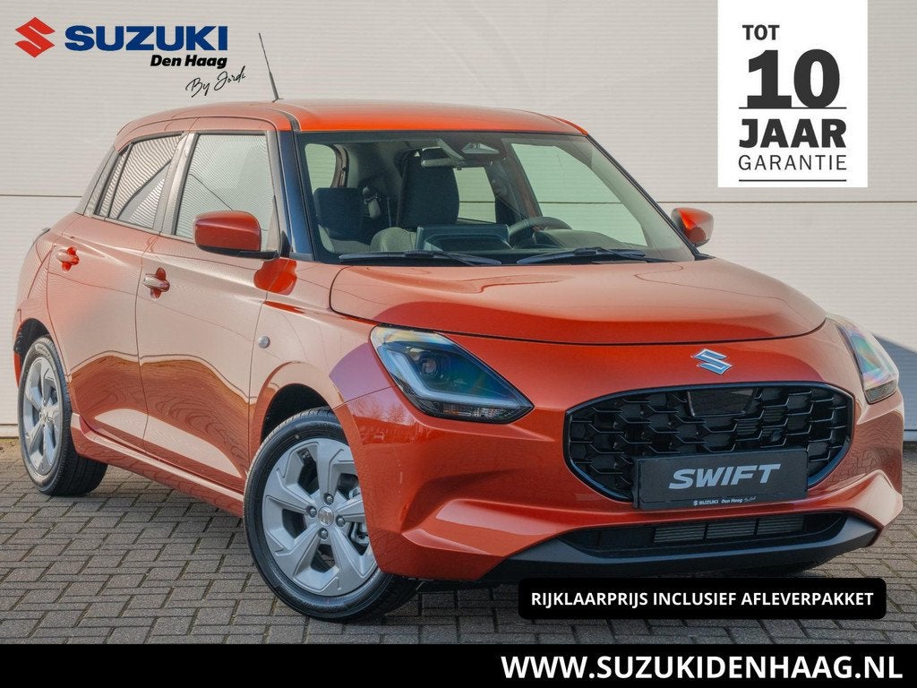 Suzuki Swift 1.2 Select Smart Hybrid |€ 1.600,- Korting!|, Auto's, Suzuki, Voorwielaandrijving, 12 maanden, Stof, Zwart