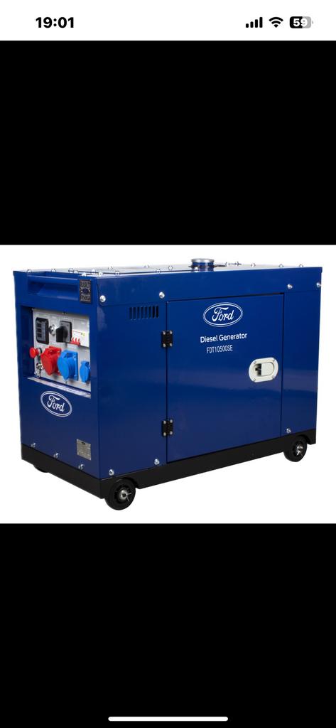 Te koop FORD  diesel Stroomgenerator, Ophalen, Nieuw, 5 tot 10 kVA, Dieselolie