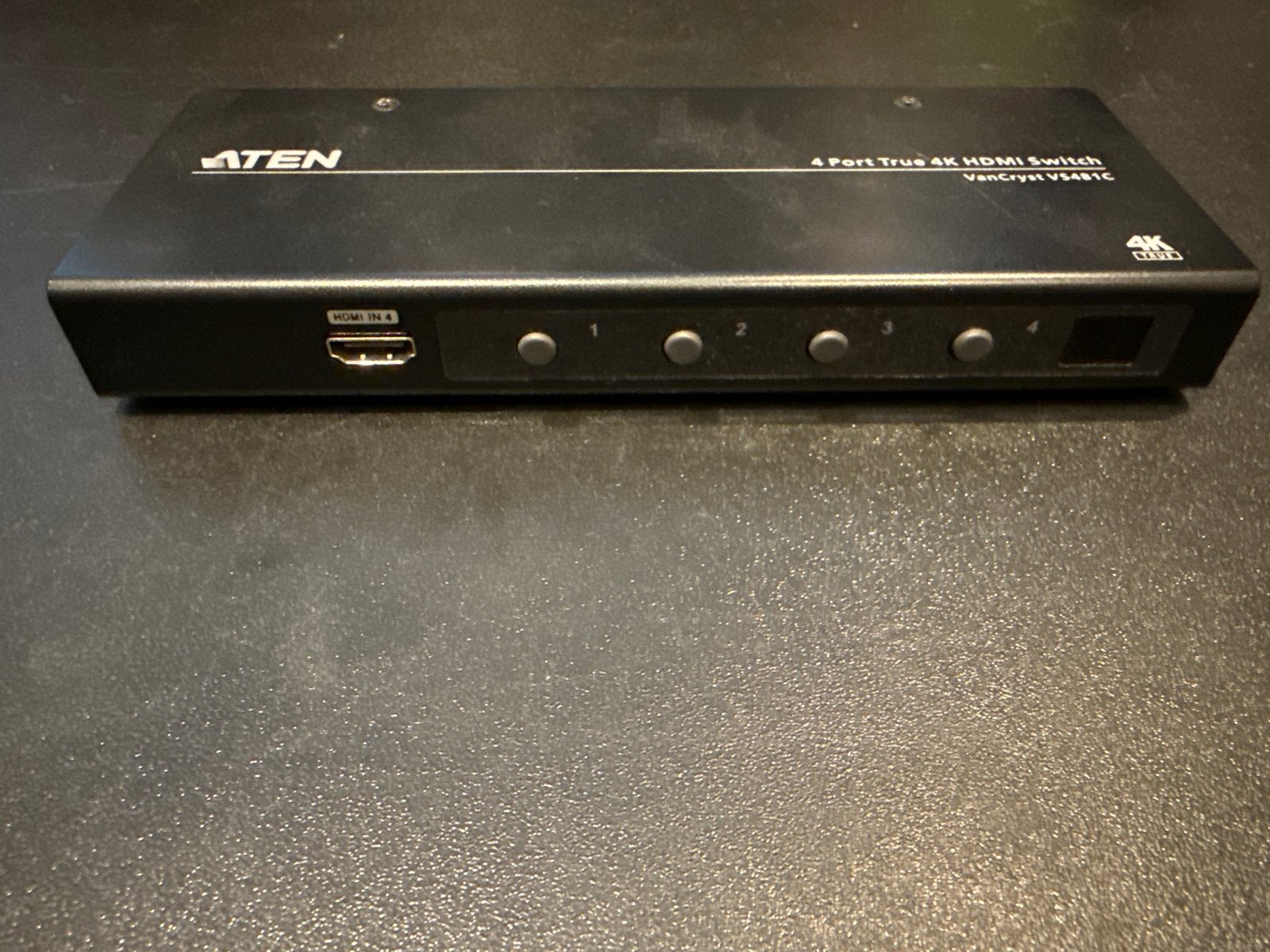 ATEN 4-Poorts True 4K HDMI Switch VanCryst VS481C, Ophalen of Verzenden, Zo goed als nieuw