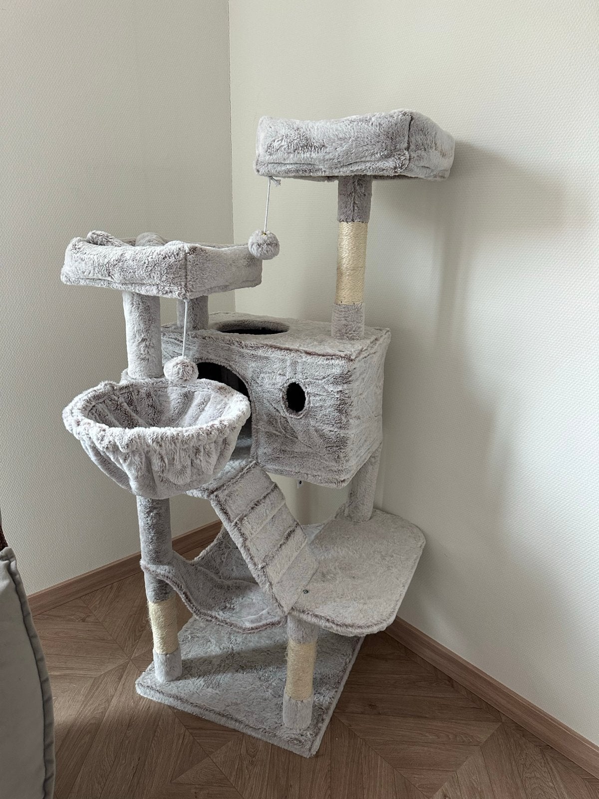 Katten Krabpaal Nieuw - Grijs/Taupe, Ophalen, Zo goed als nieuw