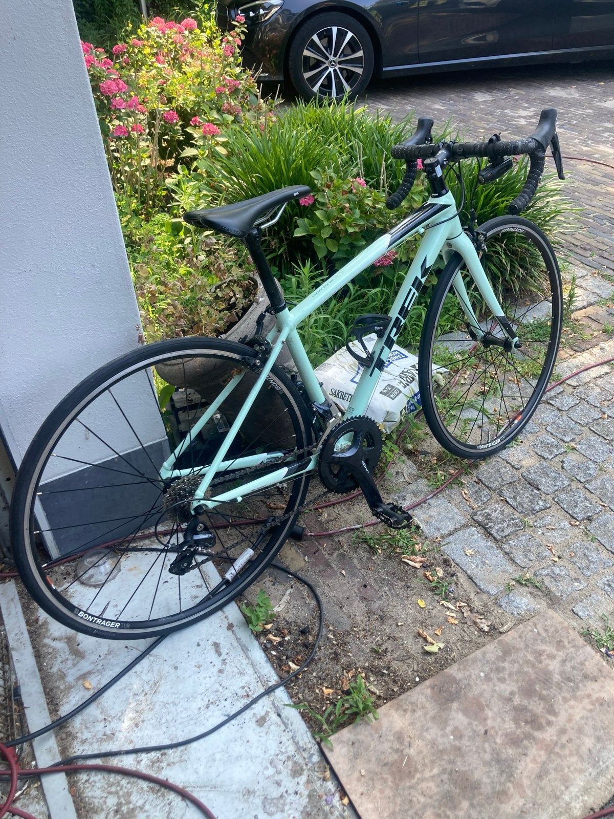 Trek Domaine AL 3 47 cm , lichtgroen, zo goed als nieuw, 28 inch, Velgrem, Aluminium, Minder dan 49 cm