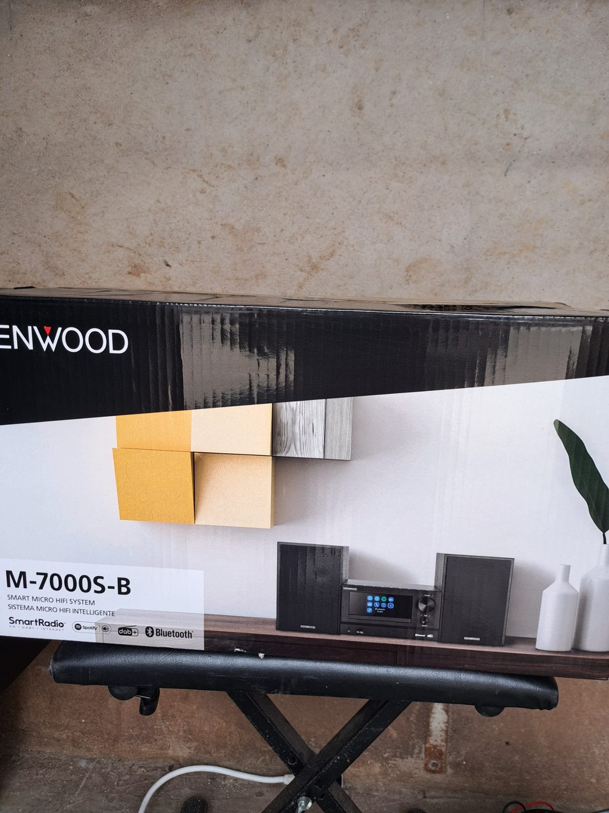 Nieuw Kenwood M-7000S-B Smart Micro Hifi Systeem, Overige merken, Nieuw, Ophalen of Verzenden, Microset