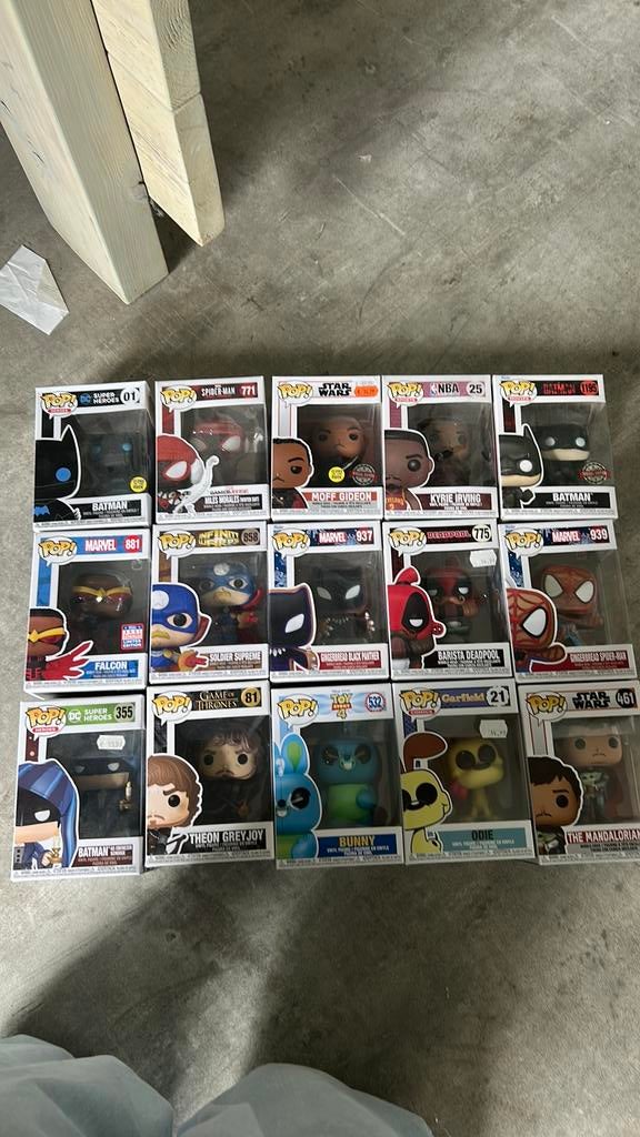 Diverse funko poppen, Hobby en Vrije tijd, Stickers en Plaatjes, Ophalen of Verzenden, Zo goed als nieuw, Plaatje