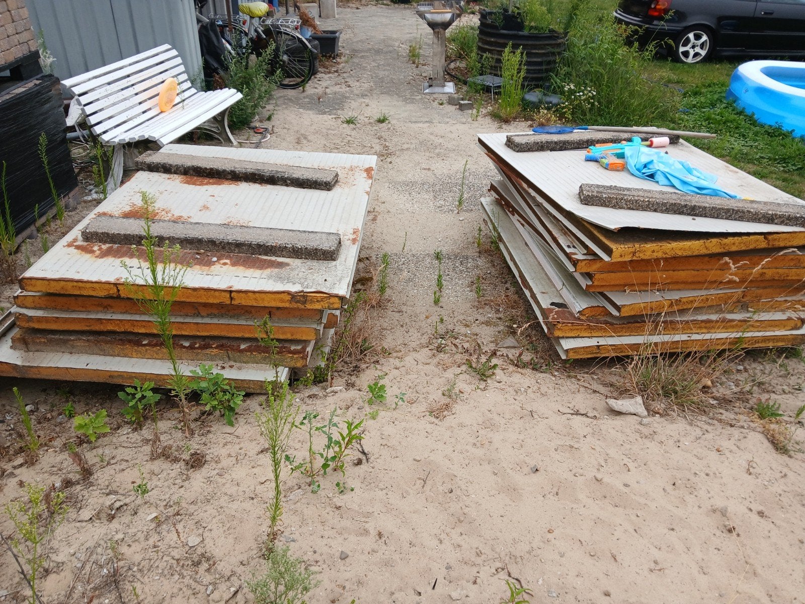 partij sandwichpanelen moet weg, Ophalen, 50 tot 100 mm