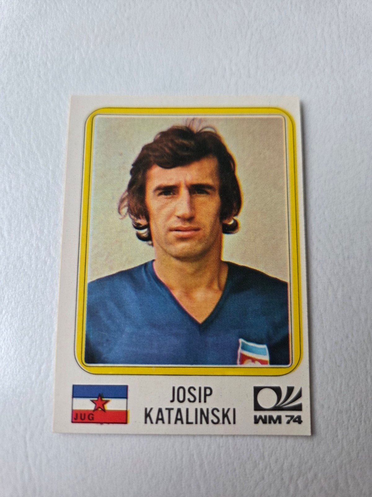 Panini WK 74, Hobby en Vrije tijd, Stickers en Plaatjes, Ophalen of Verzenden, Zo goed als nieuw, Sticker