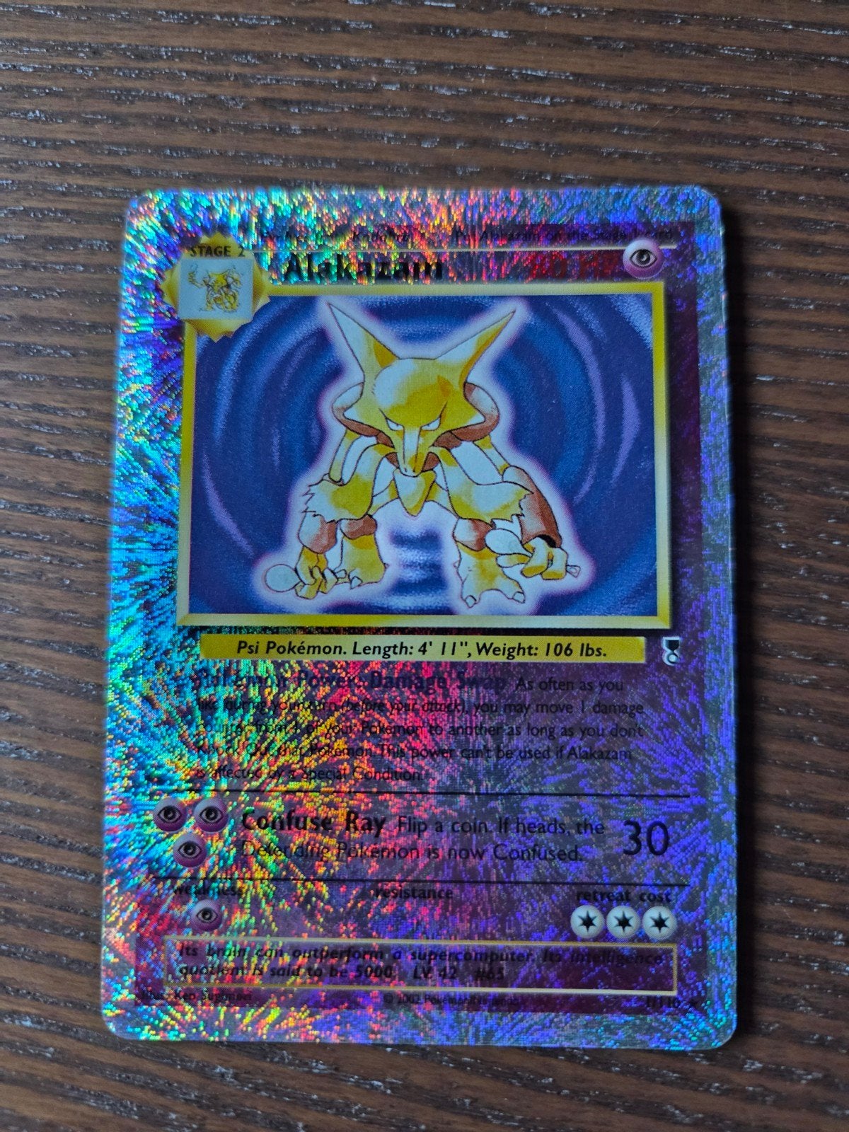 Alakazam Legendary Collection Reverse Holo, Ophalen of Verzenden, Gebruikt, Losse kaart, Foil