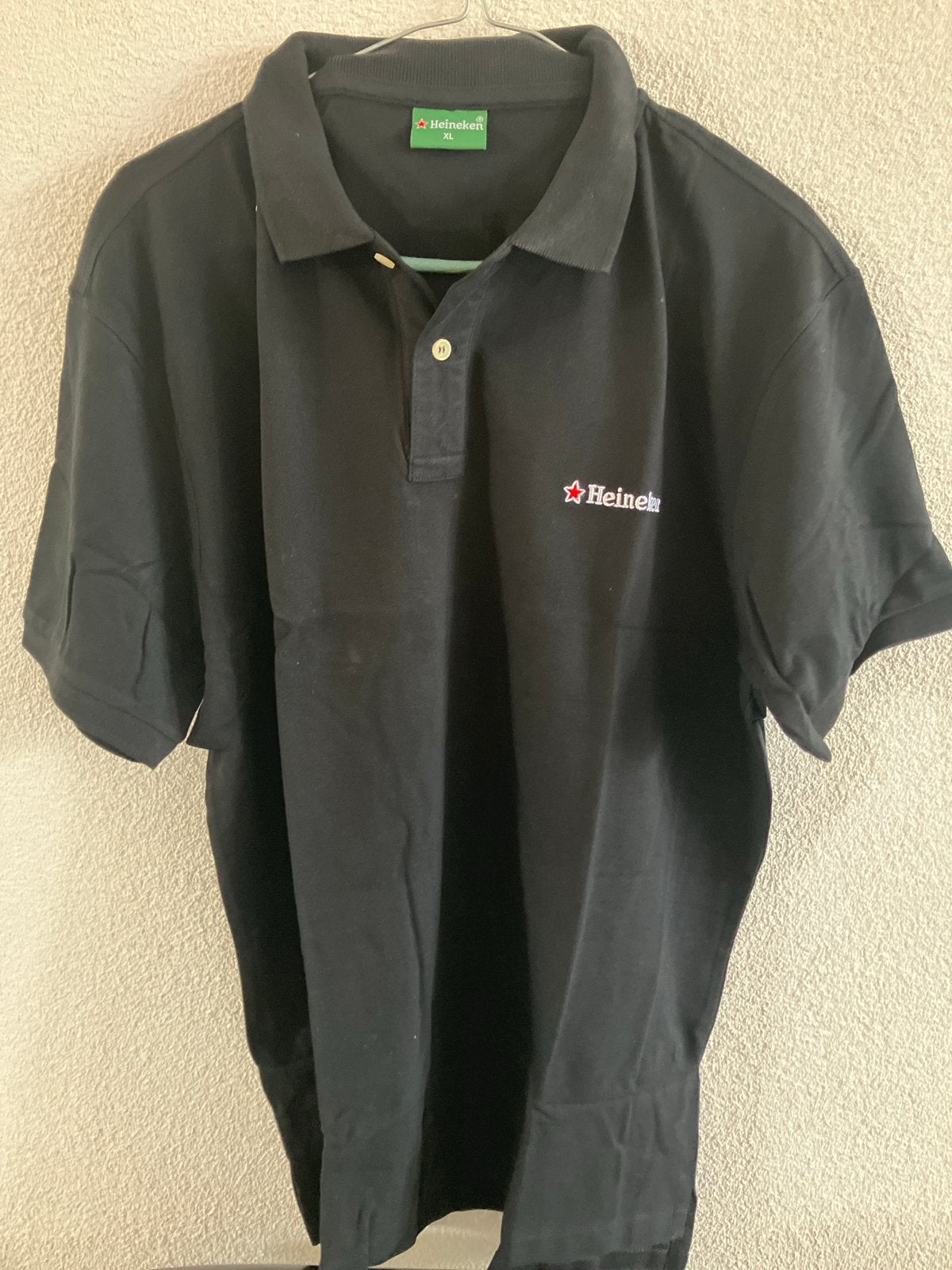 Heineken Polo Shirt - Zwart  Nieuw maat M, Ophalen of Verzenden, Nieuw, Maat 56/58 (XL), Zwart