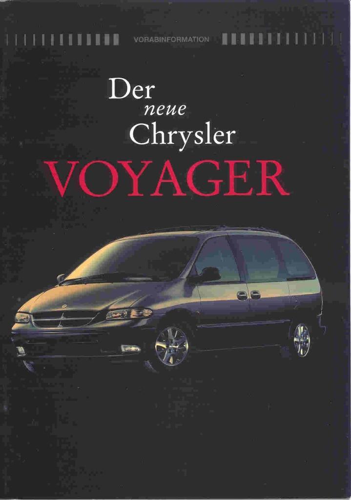 Vorabinformation Der neue Chrysler Voyager (aug. 1995), Ophalen of Verzenden, Nieuw, Overige merken