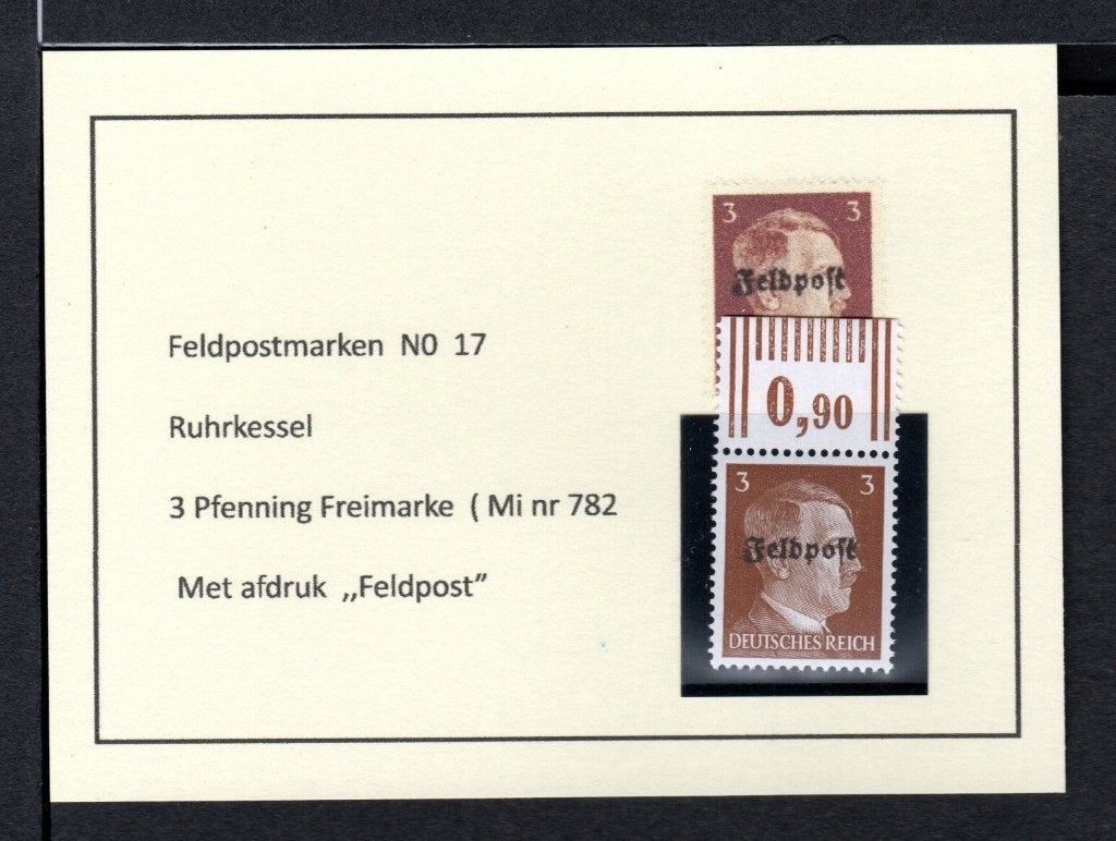 Duitse Rijk Feldpost Nr. 17 postfris Catw. € 75,00, Verzenden, Duitse Keizerrijk, Postfris