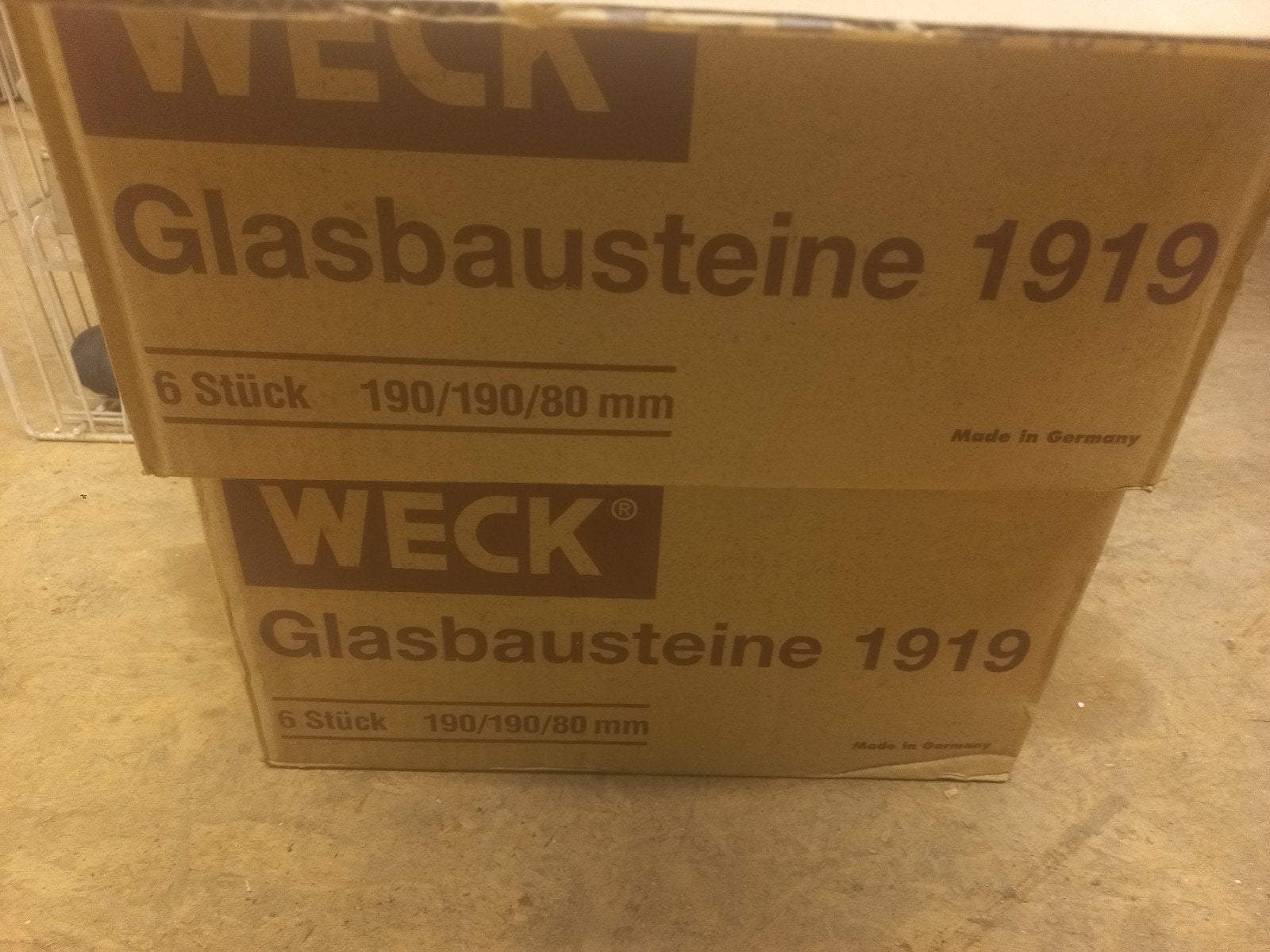 glasbouwsteen 19x19x8, Doos, Ophalen of Verzenden, Minder dan 40 cm, Nieuw