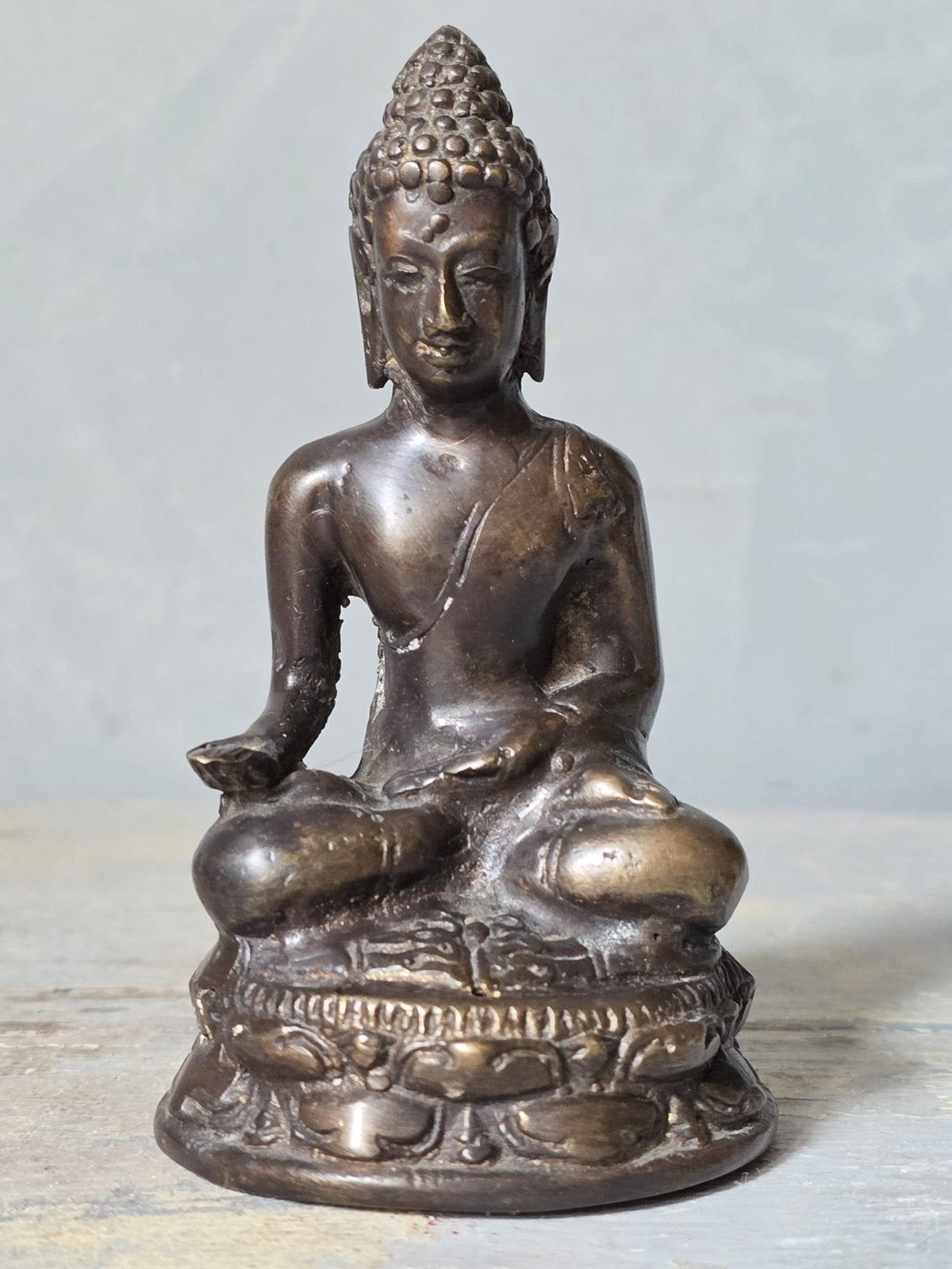 Bronzen buddha, Verzenden, Brons