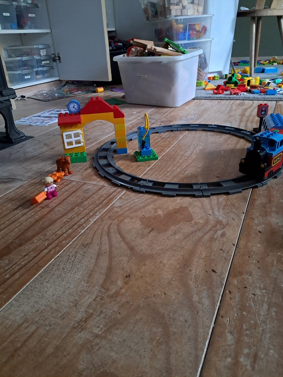 Duplo Treinset, Ophalen, Gebruikt, Compleet, Duplo