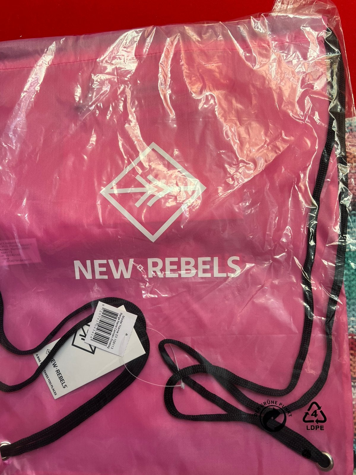Sport / gym tas, roze, nieuw van New rebels, Ophalen of Verzenden, Zo goed als nieuw, Meisjes